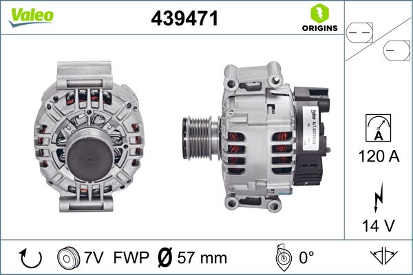 Генератор, Valeo 439471