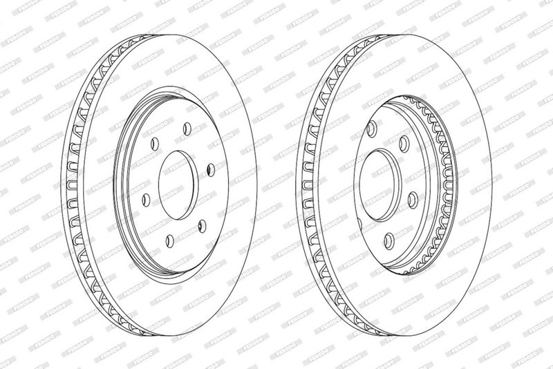 FERODO Disque de frein DDF1761C