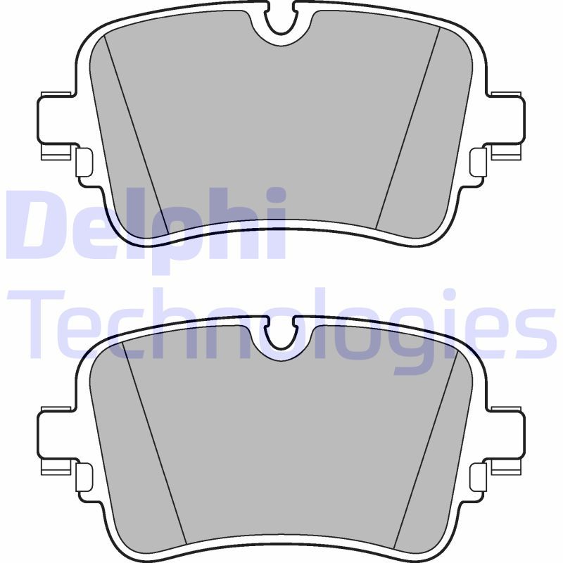 DELPHI AUDI колодки тормозной задние Q7 15-