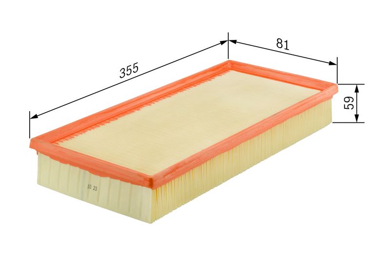 BOSCH F 026 400 387 Air Filter
