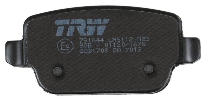 TRW GDB1708 Brake Pad Set, disc brake