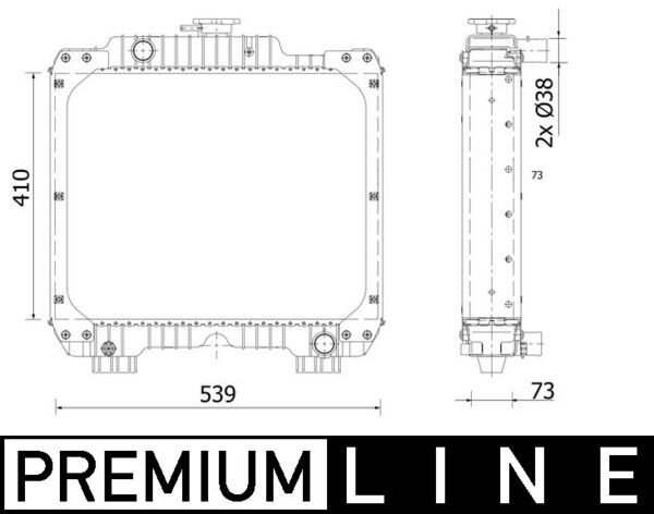 Product Image - Radiateur - CR2293000P - MAHLE