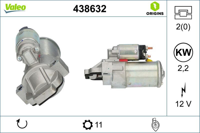 VALEO önindító 438632