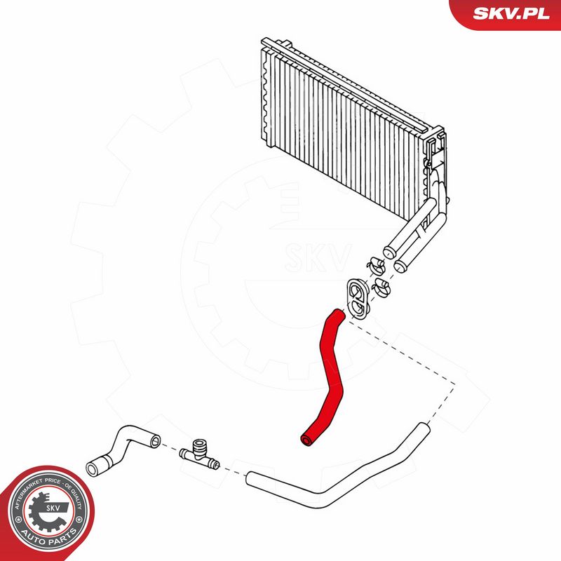 ESEN SKV 43SKV710 Radiator Hose