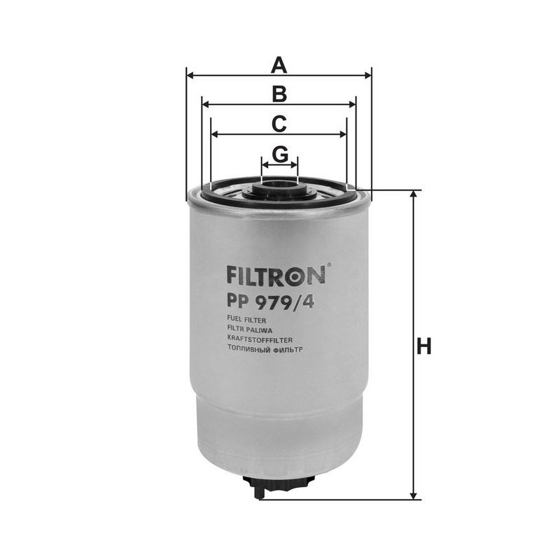 Kütusefilter, FILTRON PP 979, 4