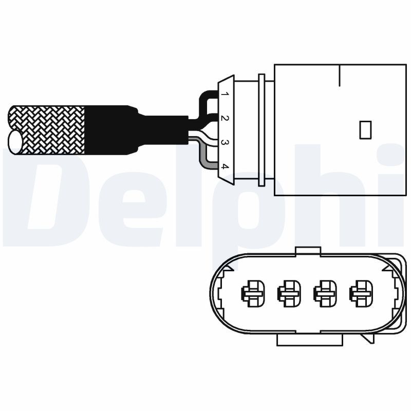 Delphi Lambda Sensor ES10978-12B1
