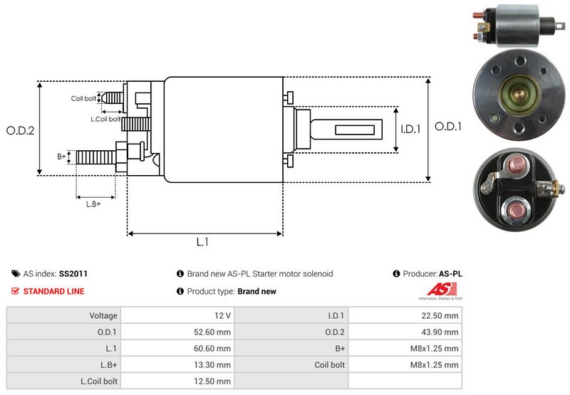 Magnetlülitus, starter, AS-PL SS2011