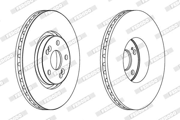 FERODO DDF1368C-1 Brake Disc