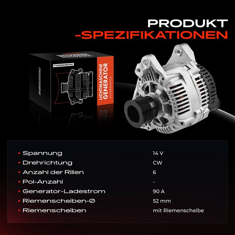 Frankberg 5481FB0001860 Alternator