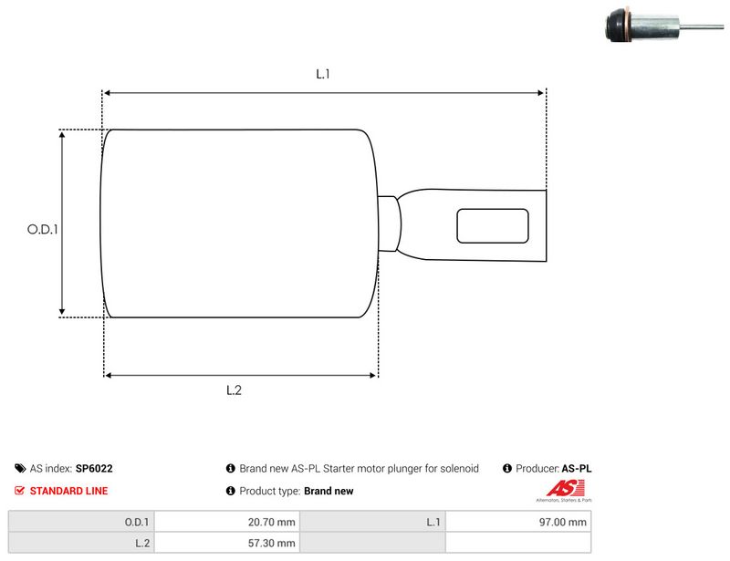AS-PL SP6022 Repair Kit, starter