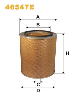 Воздушный фильтр WIX FILTERS 46547E