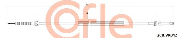 Тросовий привод, коробка передач, Cofle 92.2CB.VK042