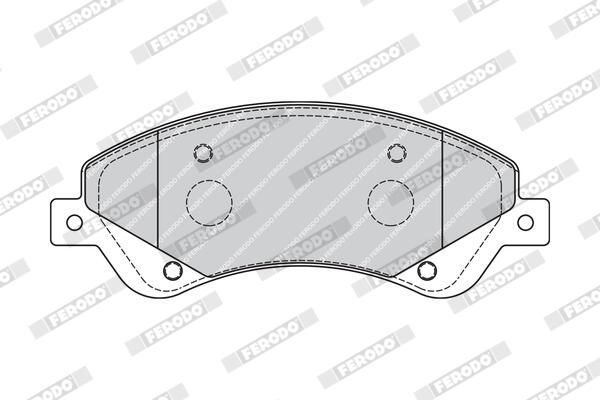 FERODO FVR1929 Brake Pad Set, disc brake
