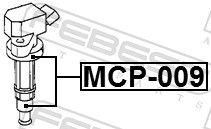 FEBEST MCP-009 Plug, coil