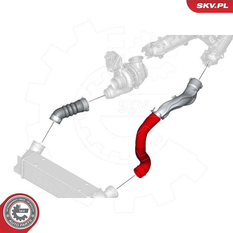 ESEN SKV 24SKV521 Charge Air Hose