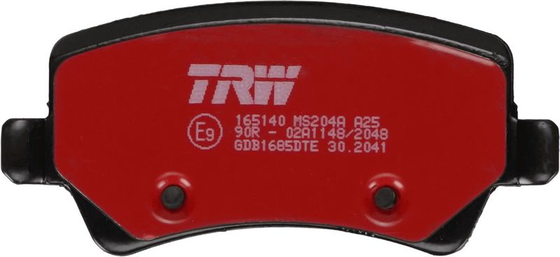 Piduriklotsi komplekt, ketaspidur, TRW GDB1685DTE