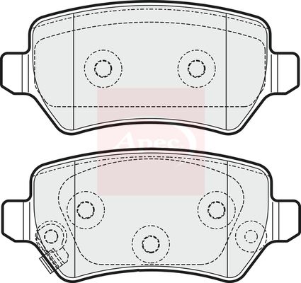 APEC Brake Pad Set, disc brake PAD1981