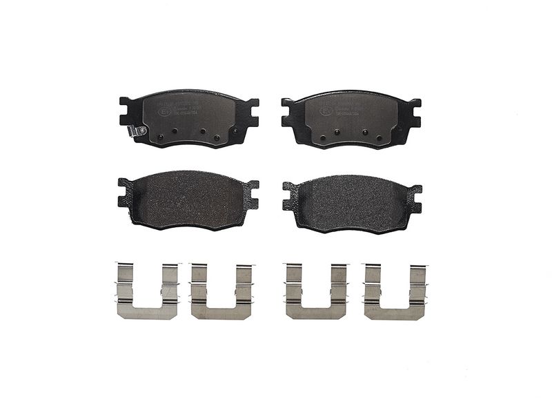 Piduriklotsi komplekt, ketaspidur, BREMBO P 30 069