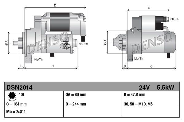 DENSO DSN2014 Starter