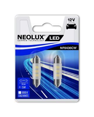 NEOLUX® Izzó, ajtó biztosító fény NF6436CW-02B