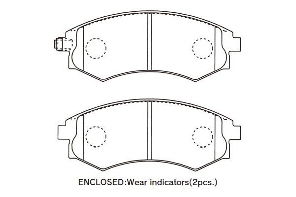 KAVO PARTS fékbetétkészlet, tárcsafék BP-3041