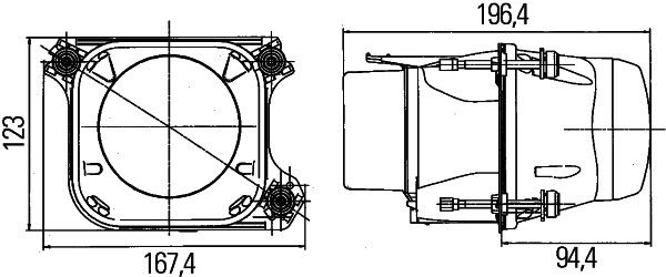 Světlomet 1AL 008 934-001