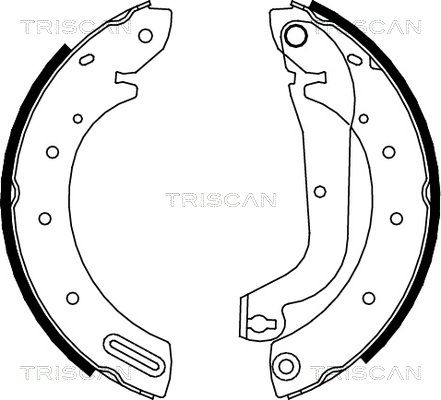 TRISCAN fékpofakészlet 8100 14596