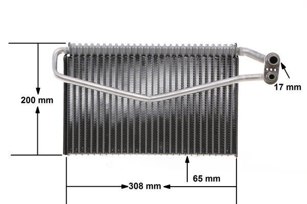 MAHLE AE 67 000S Evaporator, air conditioning