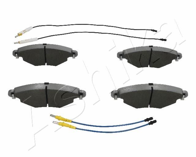 Комплект гальмівних накладок, дискове гальмо, Ashika 50-00-0616