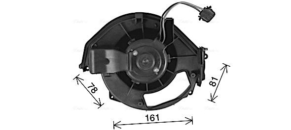 AVA QUALITY COOLING Utastér-ventilátor AI8452