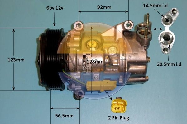 Auto Air Gloucester 14-7482 Compressor, air conditioning