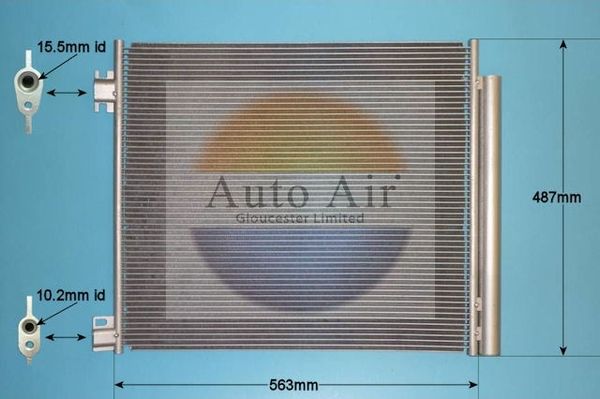 Auto Air Gloucester 16-9817 Condenser, air conditioning