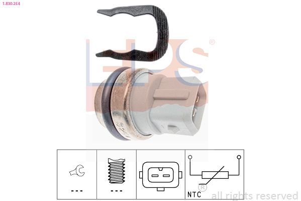 Sensor, temperatura del refrigerante