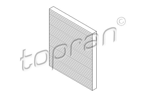 Фільтр, повітря у салоні, Topran 303997