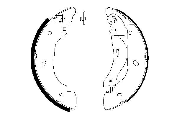 BOSCH FORD щоки гальмівні TRANSIT 00- 254*52