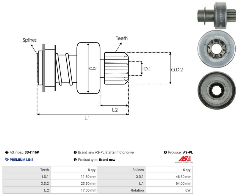 Vabajooks, starter, AS-PL SD4116P