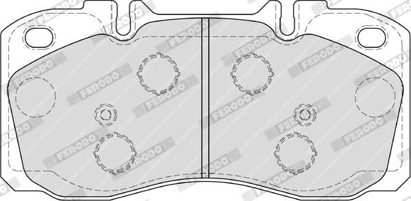 FERODO Plaquettes de frein à disque FVR4038