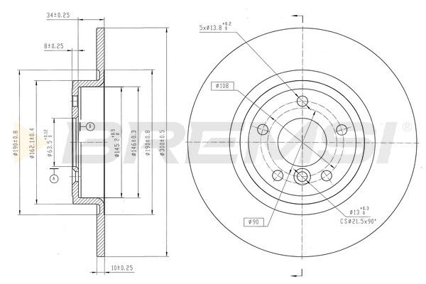 This part match OEM code: T4N1742