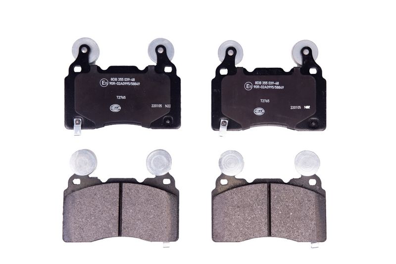 Set placute frana,frana disc 8DB 355 039-481 HELLA