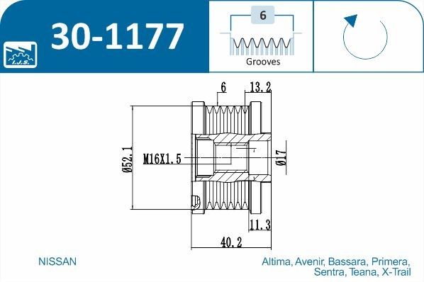 This part match OEM code: 23100-ZB00A