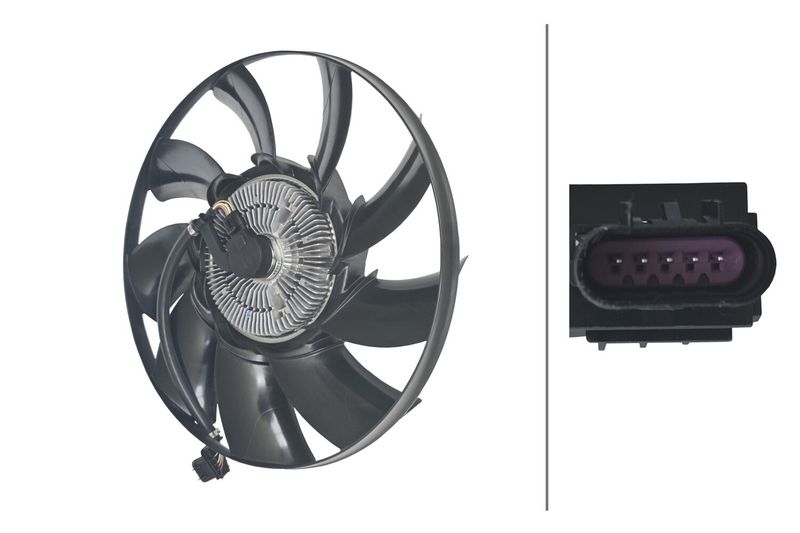 Ventilator, radiator HELLA 8MV 366 438-031