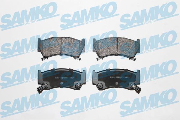 SAMKO 5SP1101 Stabdžių trinkelių rinkinys, diskinis stabdys