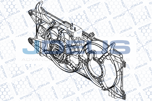 JDEUS ventilátor, motorhűtés EV847600