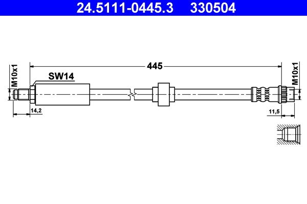 ATE Remslang 24.5111-0445.3