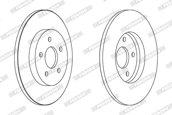 FERODO DDF1126C Brake Disc