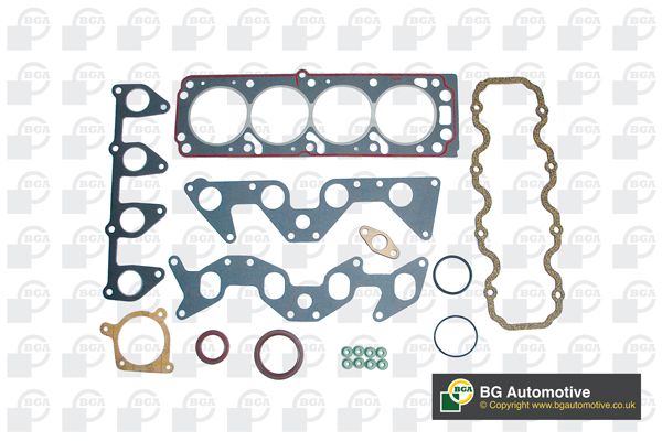 Комплект ущільнень, голівка циліндра, Astra/Kadett/Omega/Vectra 1.8/2.0 85-99 (верхній), Bg Automotive HK7356