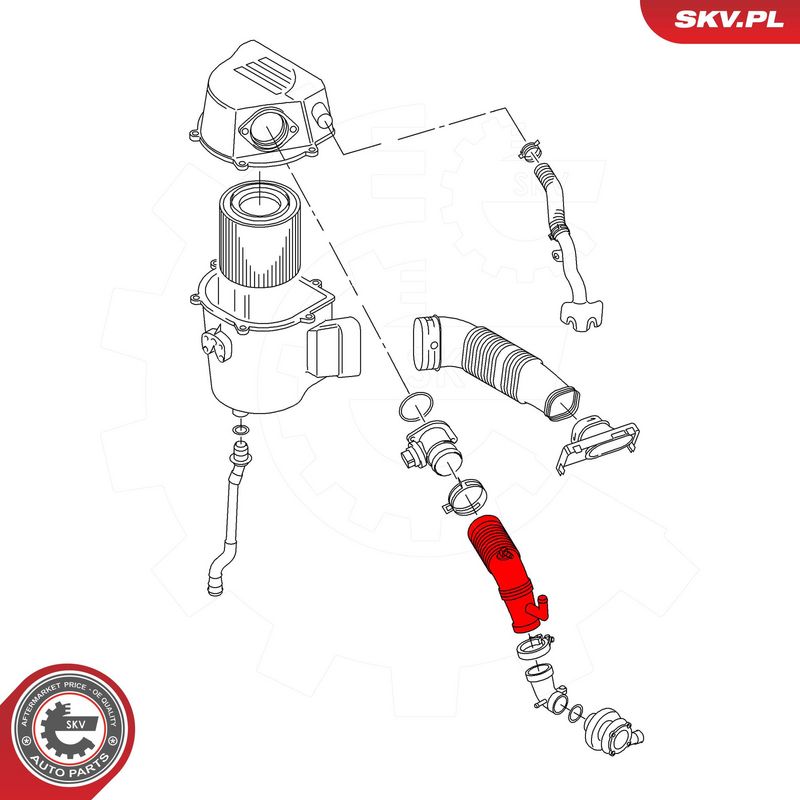 Õhutoru, õhufilter, ESEN SKV 24SKV503