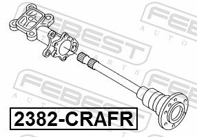 FEBEST 2382-CRAFR Wheel Hub