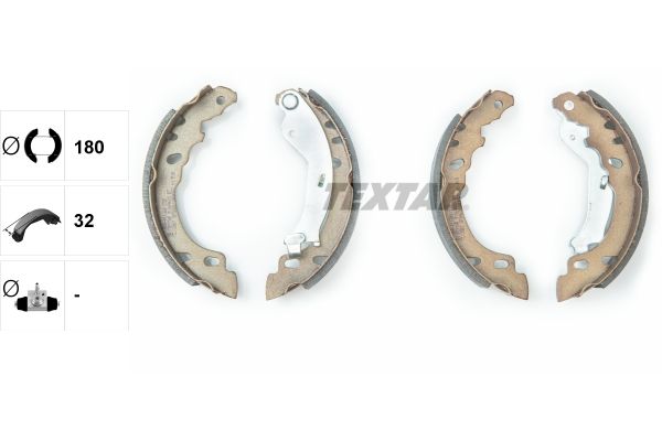 TEXTAR 91064600 Brake Shoe Set