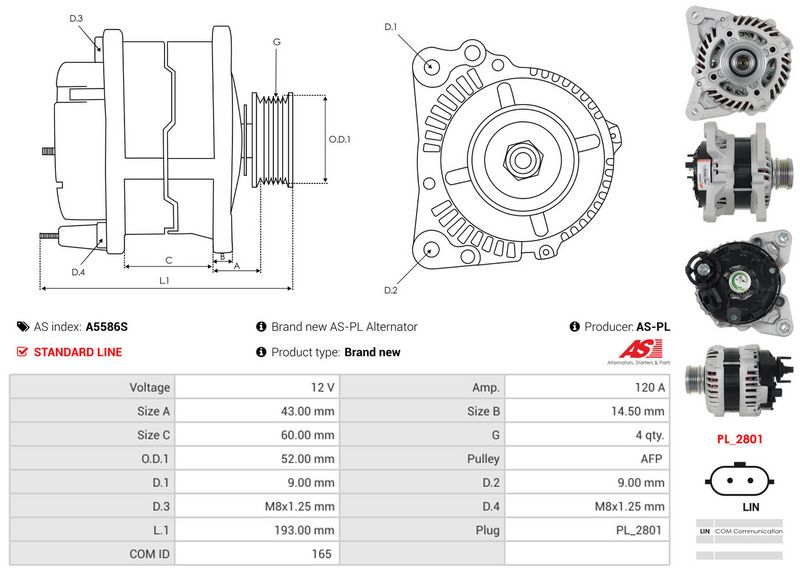 Prekė atitinka OEM kodą: A005TE0282